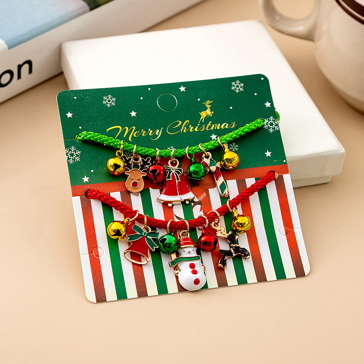 Christmas Deer Bell Bracelet