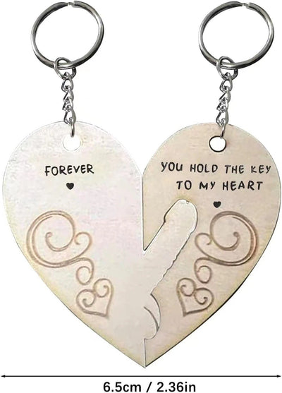 🔥Last Day 49% OFF🔥You Hold The Key to My Heart & Forever Couple Keychain