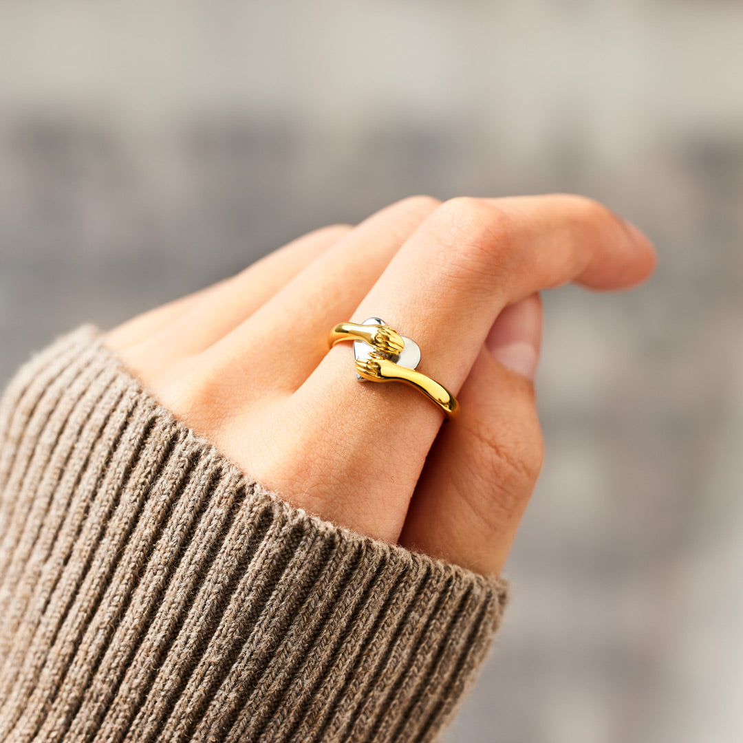 🔥 50% OFF FOR 2nd Item 🎁Feel My Love Hug Heart Ring