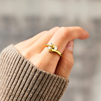 🔥 50% OFF FOR 2nd Item 🎁Feel My Love Hug Heart Ring