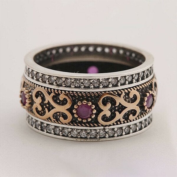 🔥Last Day 49% OFF🎁Antique Boho Gemstone Ring