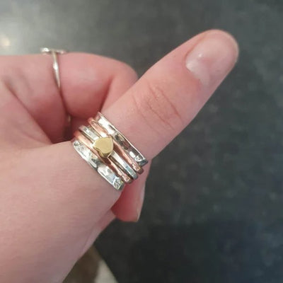 🔥 50% OFF FOR 2nd Item 🎁 Self Love Spinner Heart Ring💖