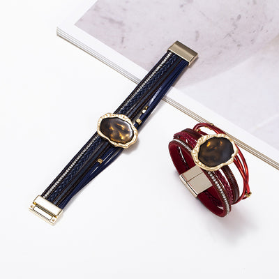 Magic Mirror Accessories Leather Bracelets