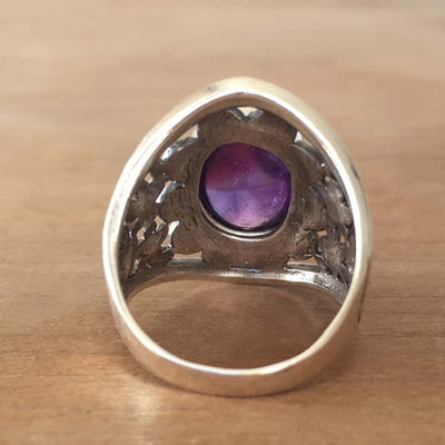 🔥Last Day 49% OFF🎁Purple Gemstone Flower Ring
