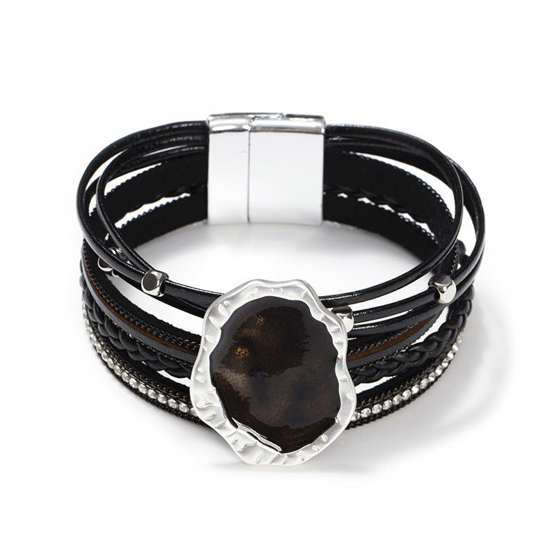 Magic Mirror Accessories Leather Bracelets