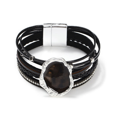 Magic Mirror Accessories Leather Bracelets