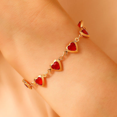 Colorful Heart Bracelet