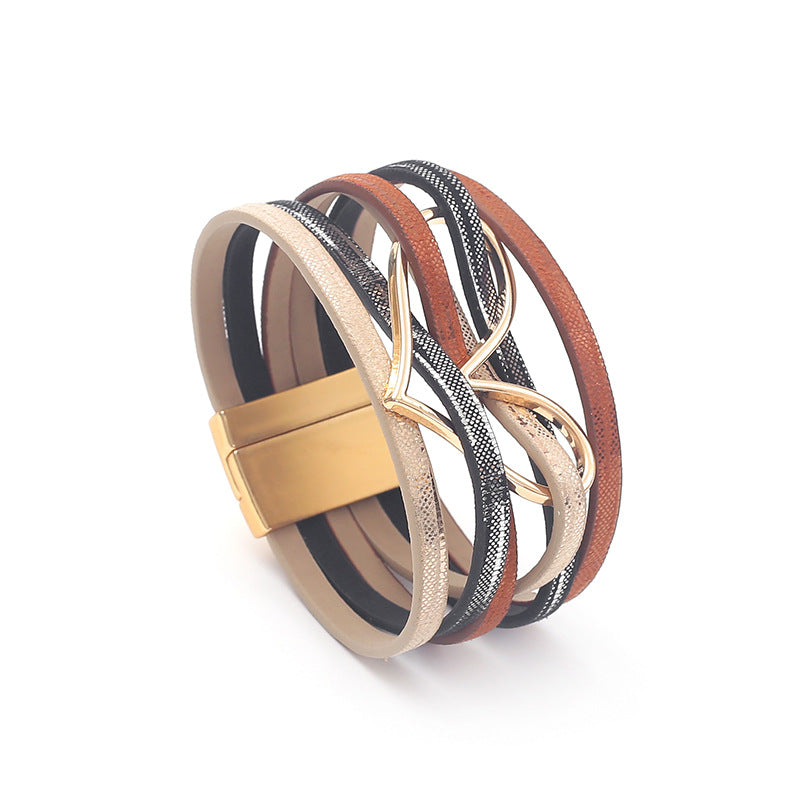Colorful Multi-layer Leather Bracelets