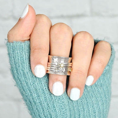 🔥Last Day 49% OFF🎁Star Moon Sun Ring