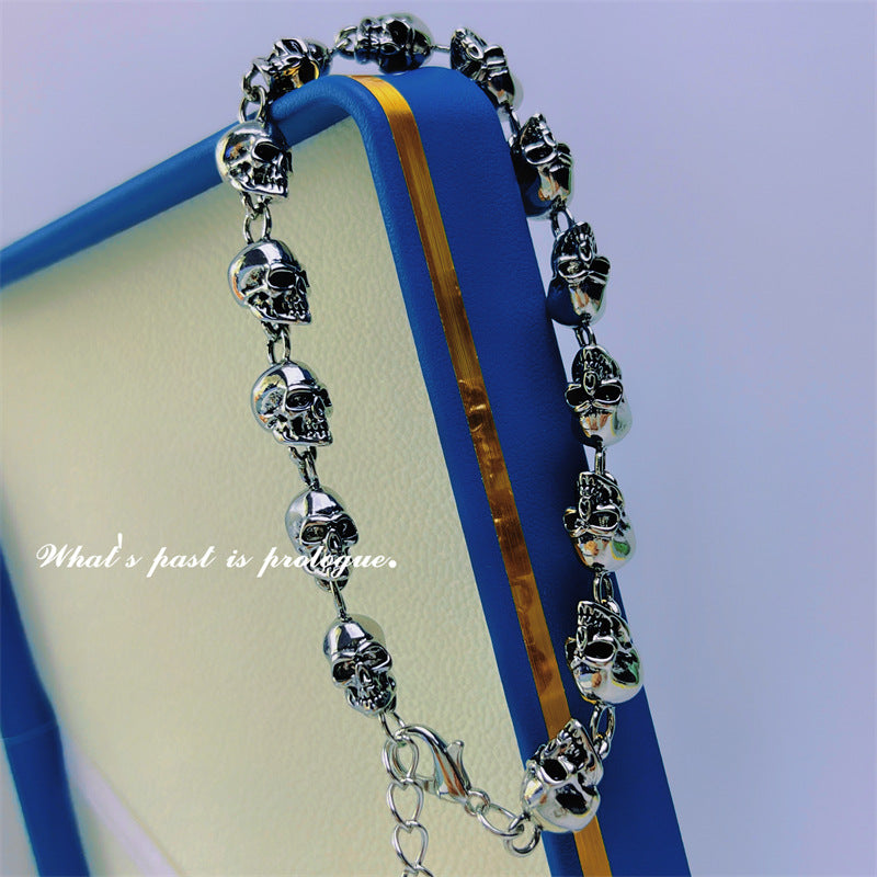 Halloween Skull Metal Trend And Charm Bracele