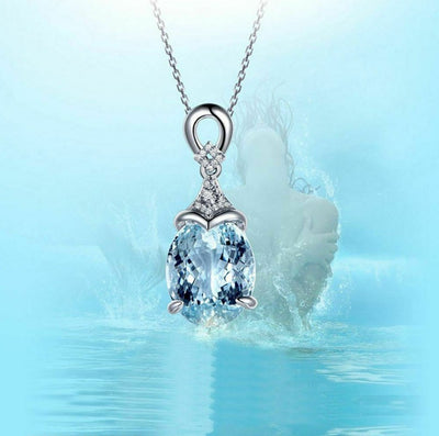 Carat Aquamarine Pendant