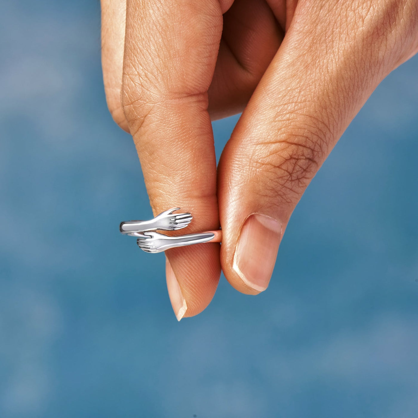 Bonus Daughter - I Didn't Give You Gift of Life - 925 Sterling Silver Hug Ring