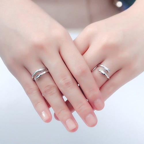 To Granddaughter -925 Sterling Silver Hug Ring (Adjustable - One Size Fits All)