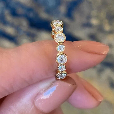 Zircon Diamond Ring