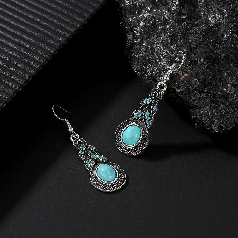 Set Clecs Cristal Turquesa Vintage