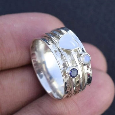 🔥Last Day 49% OFF🎁Spinner Heart Ring👩‍❤️‍👩''Sisters of my soul & Friends of my heart''💕
