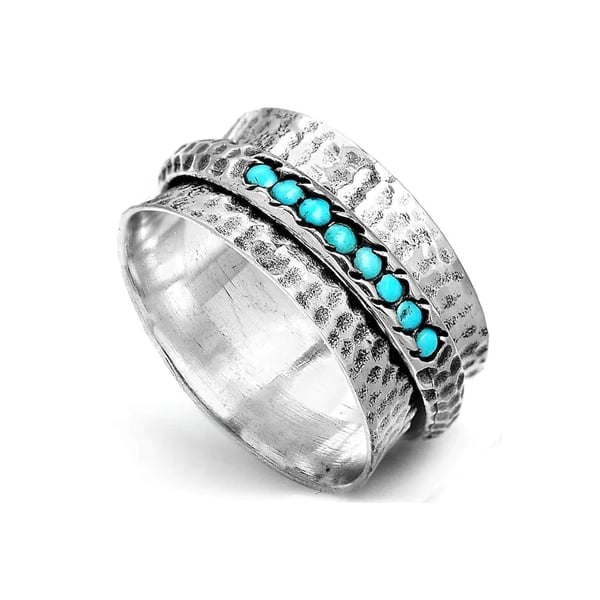 🔥Last Day 49% OFF🎁Turquoise Spinner Ring