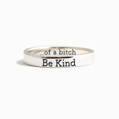 💓2025-New Year Hot Sale🎁 BE KIND...OF A BI♥CH Signature Ring