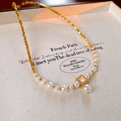 Cherry Blossom Pearl Necklace