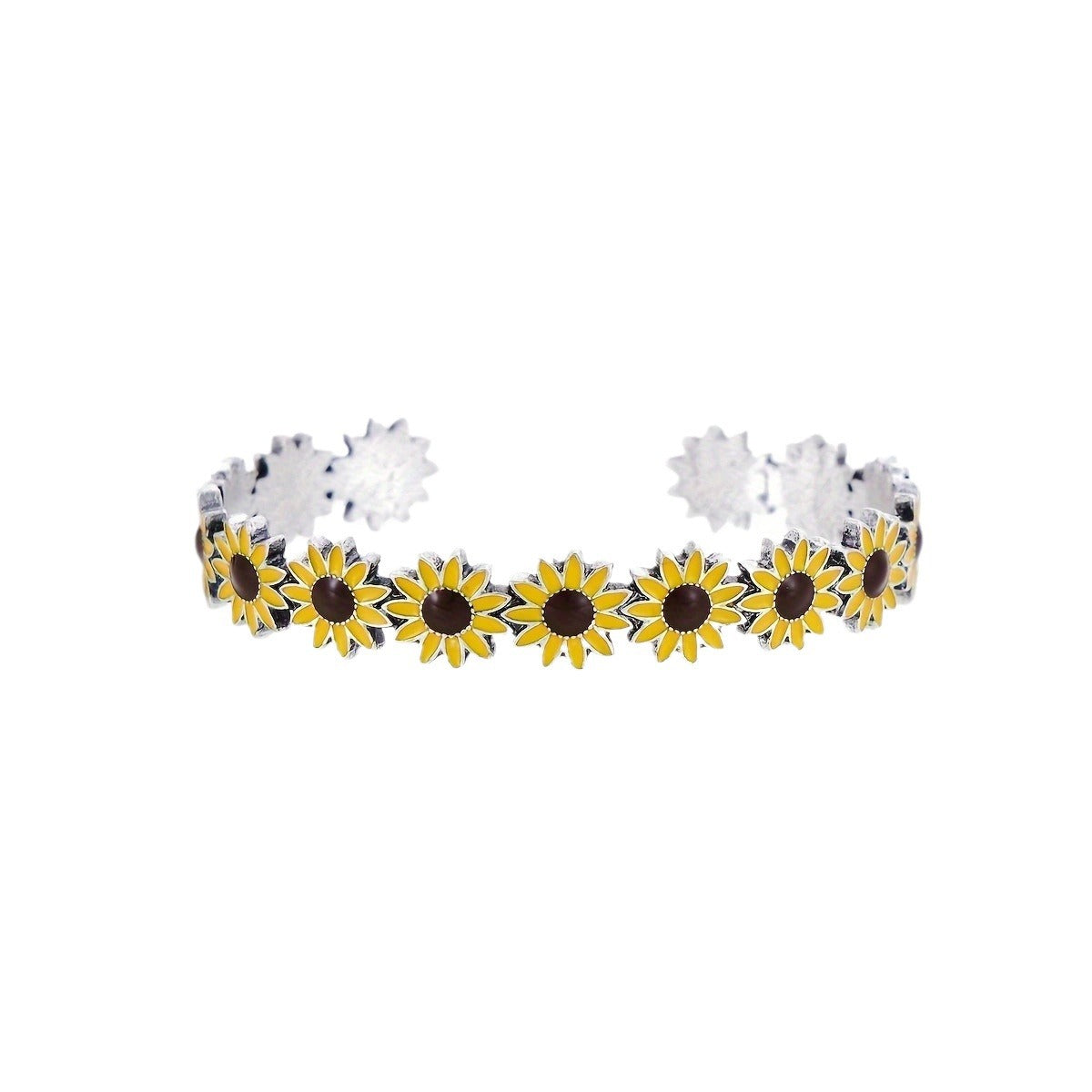 Sunflower Drop Oil Bracelet
