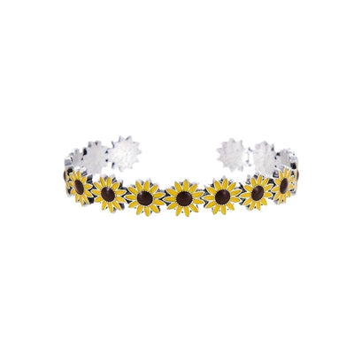 Sunflower Drop Oil Bracelet