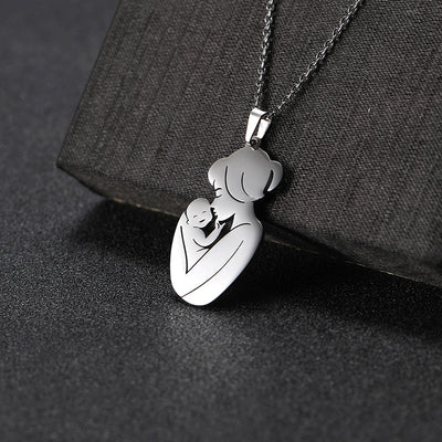 Mom And Baby Necklace