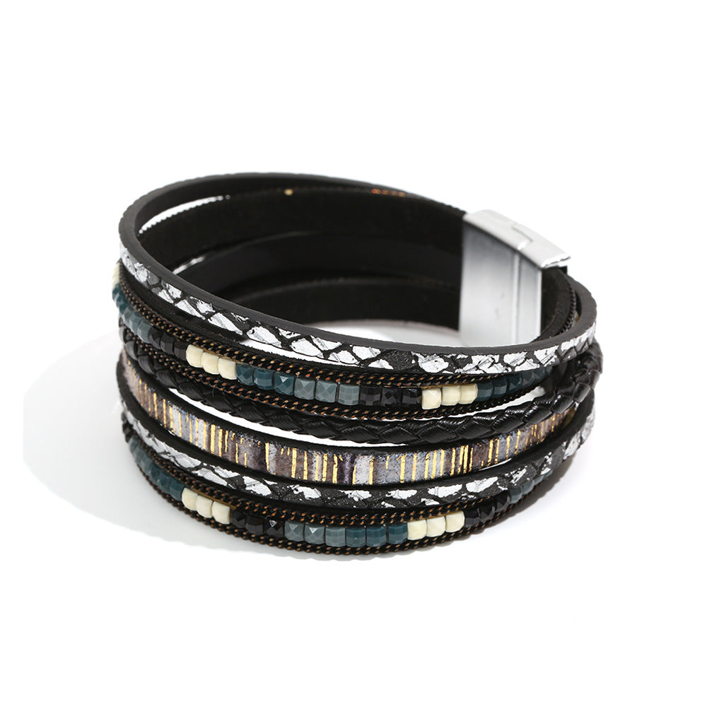 Multi-layer Leather Bracelet