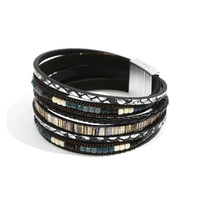Multi-layer Leather Bracelet