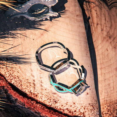 The Ocean Wave: 2-Piece Set Ring - S925 Sterling Silver