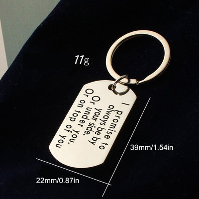 💓2024 Valentine's Day Early Sale🎁 I Promise Keychain