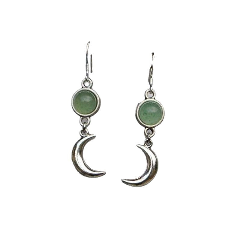Silver Moon Earrings