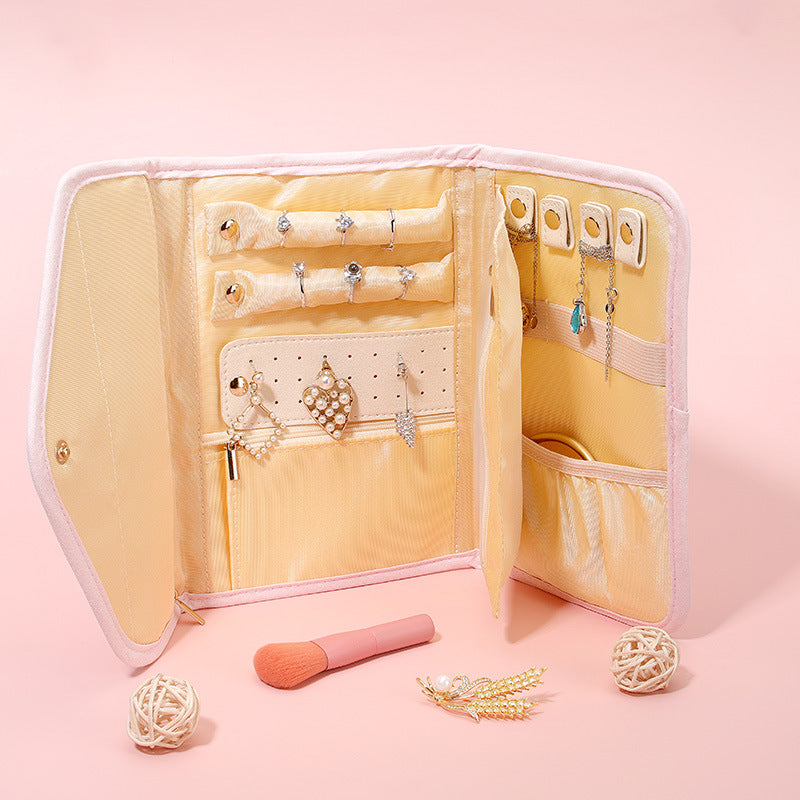 Velvet Jewelry Portable Folding Bag