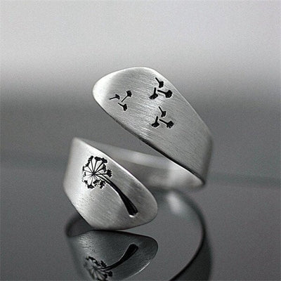 🔥Last Day 49% OFF🎁Hand Carved Dandelion Ring