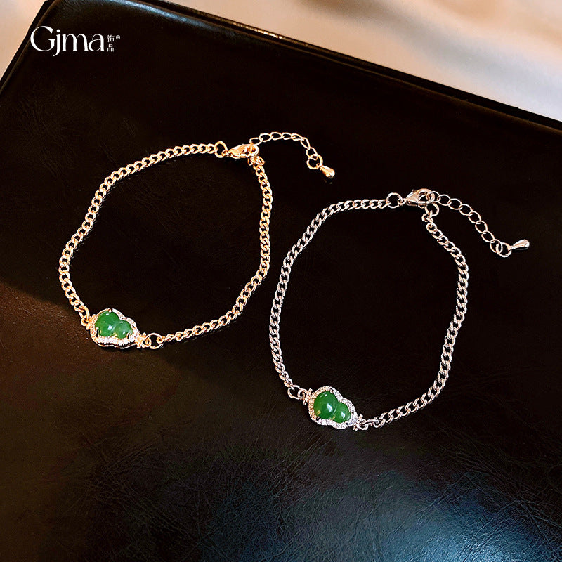 Zircon Resin Gourd Bracelet