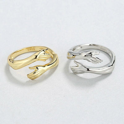 🎁2023-Christmas Hot Sale🎁🤩2023 New Couple Hug Ring💕