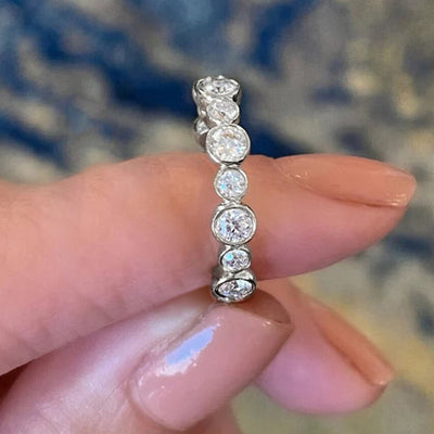 Zircon Diamond Ring