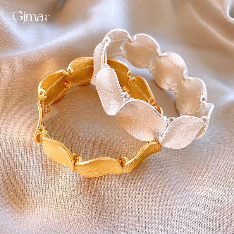 Metal Wind Circular Elastic Bracelet