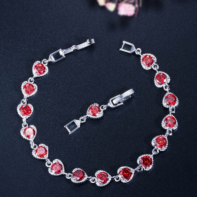 Heart  Zircon Bracelet