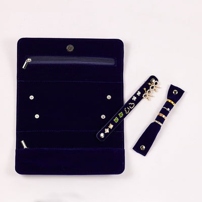 High Quality Velvet Portable Multifunctional Travel Jewelry