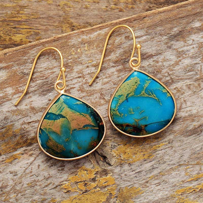 Bohemian Emperor Stone Earrings
