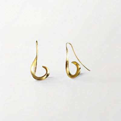 Vintage Dangling Golden Earrings