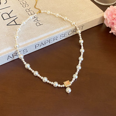 Cherry Blossom Pearl Necklace