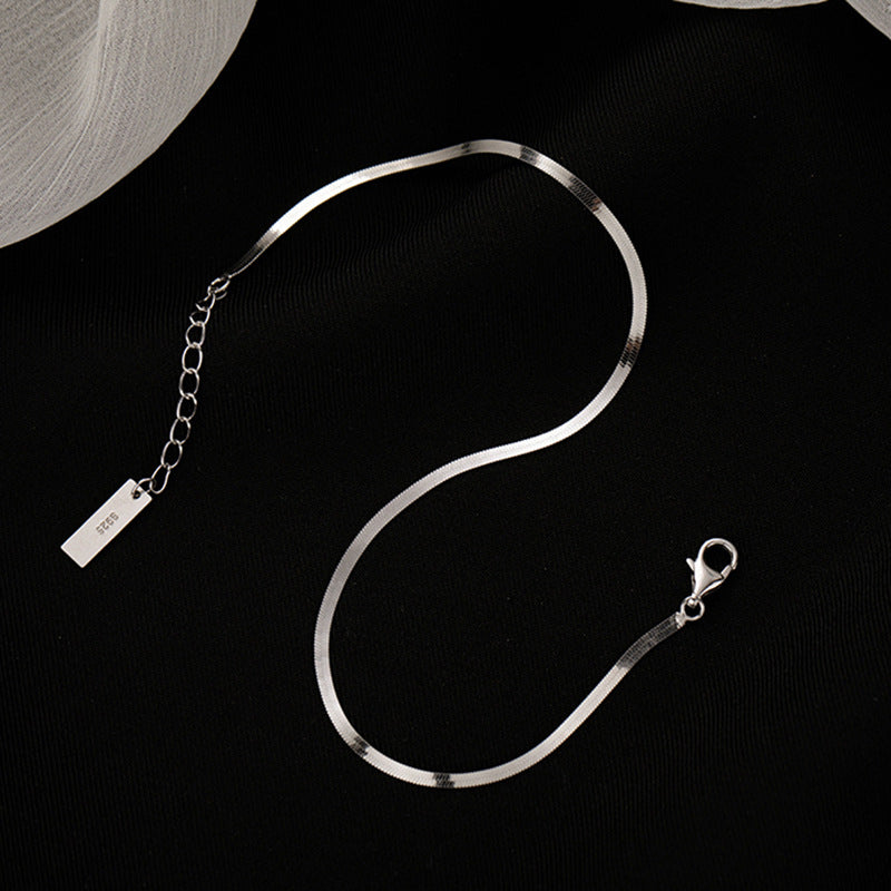 Geometric Square Brand Foot Chain