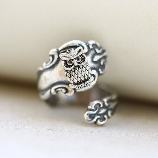 🔥Last Day 49% OFF🎁Owl Spoon Ring