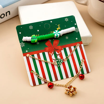 Christmas Deer Bell Bracelet