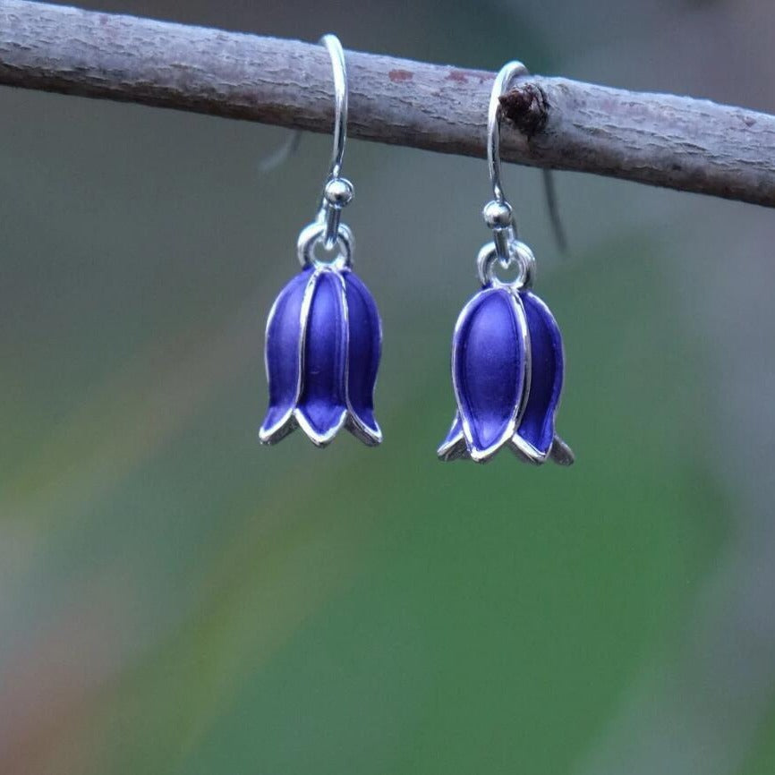 Clocs Lliwgar Newydd Temperament Gwyllt Blodyn Orchid Earingau Pendentif