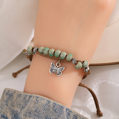 Butterfly Beaded Bracelet