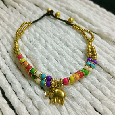 Retro Animal Handmade Woven Turquoise Bracelet