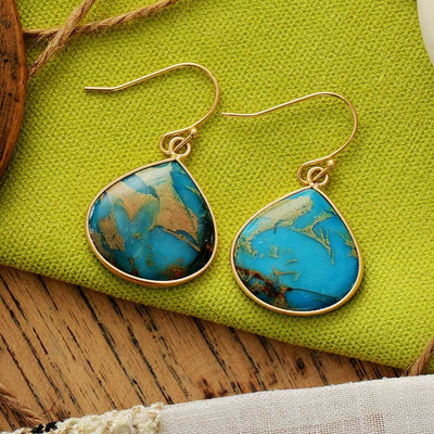 Bohemian Emperor Stone Earrings