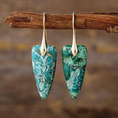 Vintage Natural Stone Earrings